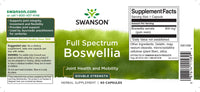 Miniatura de Swanson Boswellia - 800 mg 60 cápsulas suplemento alimentar.