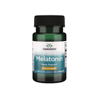Miniatura de um frasco de Swanson Melatonin - 3 mg 60 capsules.
