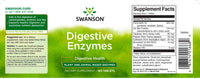 Miniatura de um rótulo para Swanson Digestive Enzymes - 180 tabs.
