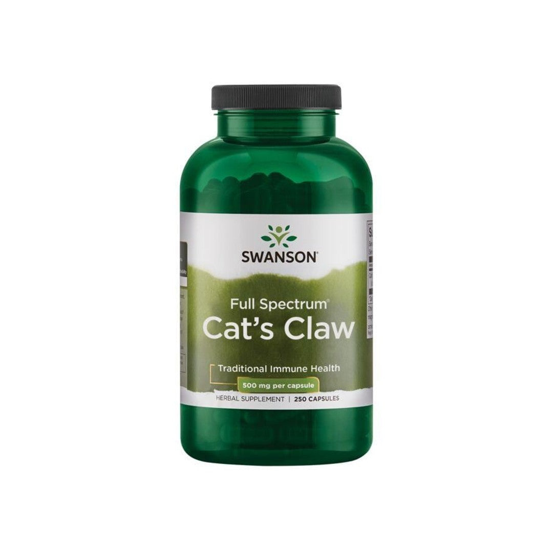 SwansonCats Claw - 500 mg 250 cápsulas.