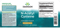Miniatura de Swanson N-Acetyl Cysteine - 600 mg 100 capsules supplement é um antioxidante que apoia a saúde do fígado e ajuda na desintoxicação.