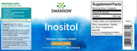 Miniatura de Swanson inositol - 650 mg 100 cápsulas - Swanson ino.