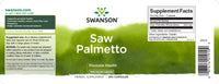 Miniatura de Swanson Saw Palmetto - 540 mg 250 cápsulas suplemento promove a saúde da próstata e apoia o fluxo do trato urinário.