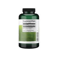 Miniatura de Um frasco de suplemento de chá verde com Swanson Saw Palmetto - 540 mg 250 cápsulas para a saúde da próstata e para melhorar o fluxo do trato urinário sobre um fundo branco.