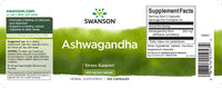 Miniatura de um rótulo para Swanson Ashwagandha - 450 mg 100 cápsulas.