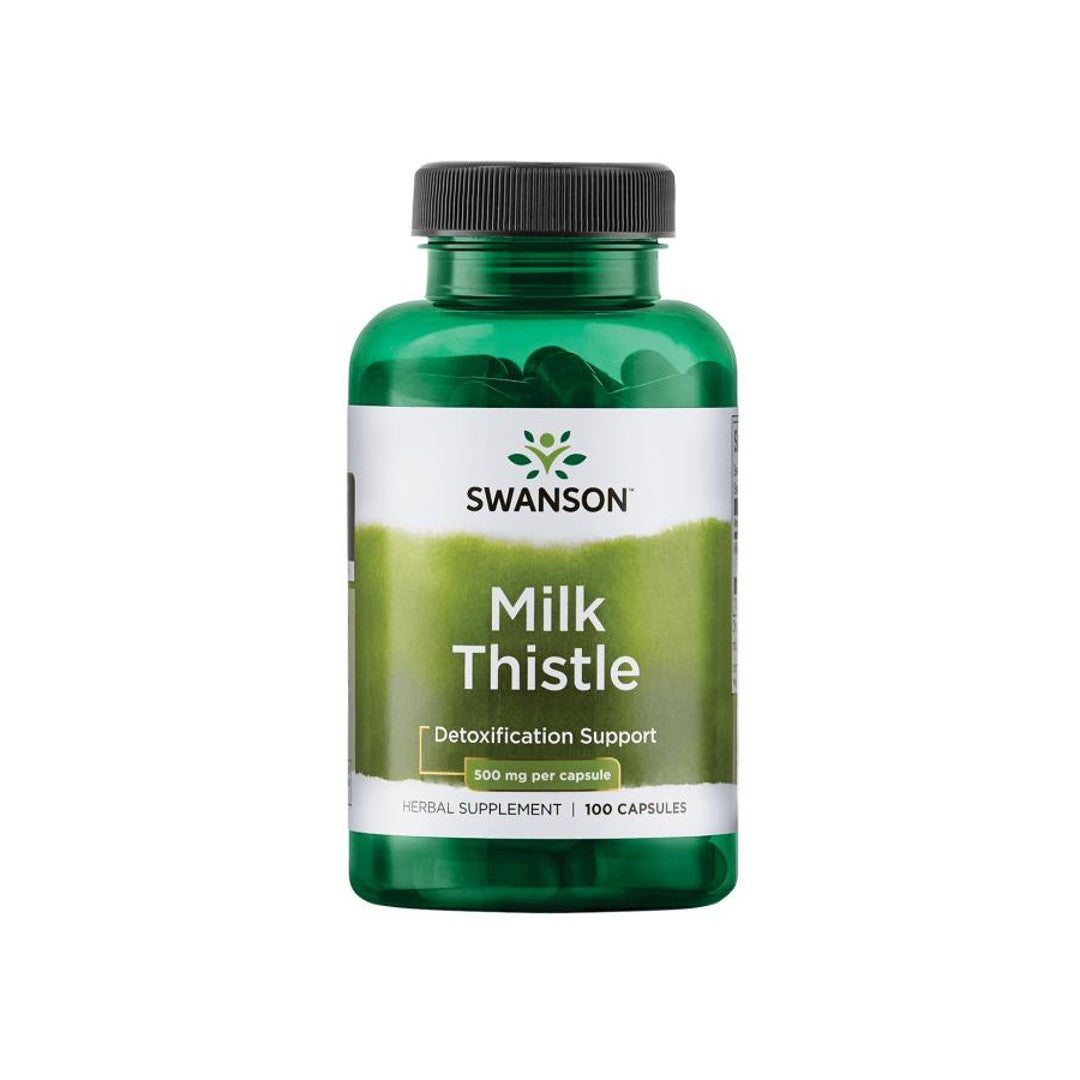 Swanson Milk Thistle Silymarin - 500 mg 100 cápsulas.