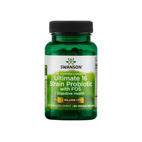 Miniatura de Swanson ultimate 16 strain probiotic with FOS - 60 vege capsules.