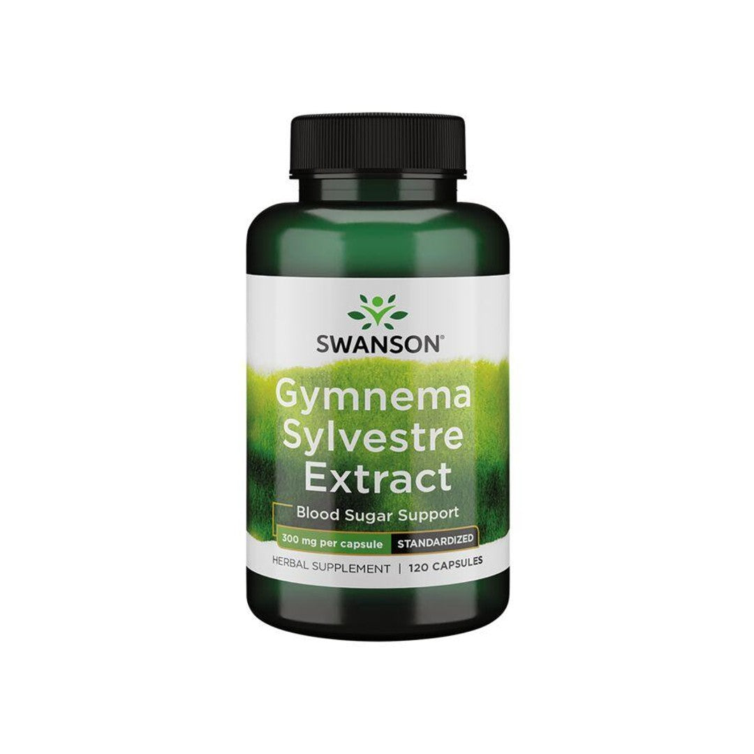 Swanson Extrato de Gymnema Sylvestre - 300 mg, 120 cápsulas.