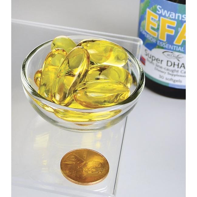 Product Description: Enhance your health with our premium Super DHA 500 from Food-Grade Calamari - 30 softgels supplement, a powerful source of fish oil. This unique blend is carefully crafted to provide optimum levels of essential fatty acids. Alongside the Swanson brand name.