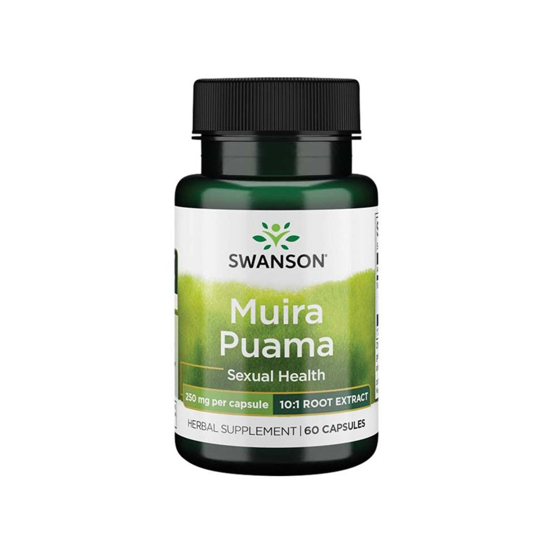 Swanson Muira Puama - 10:1 250 mg 60 cápsulas.