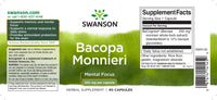Miniatura de Swanson Bacopa Monnieri - 250 mg 90 cápsulas de suplemento alimentar.