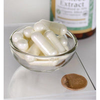 Miniatura de Swanson's Bamboo Extract - 300 mg, um suplemento alimentar numa taça ao lado de um frasco de Swanson's Bamboo Extract - 300 mg.