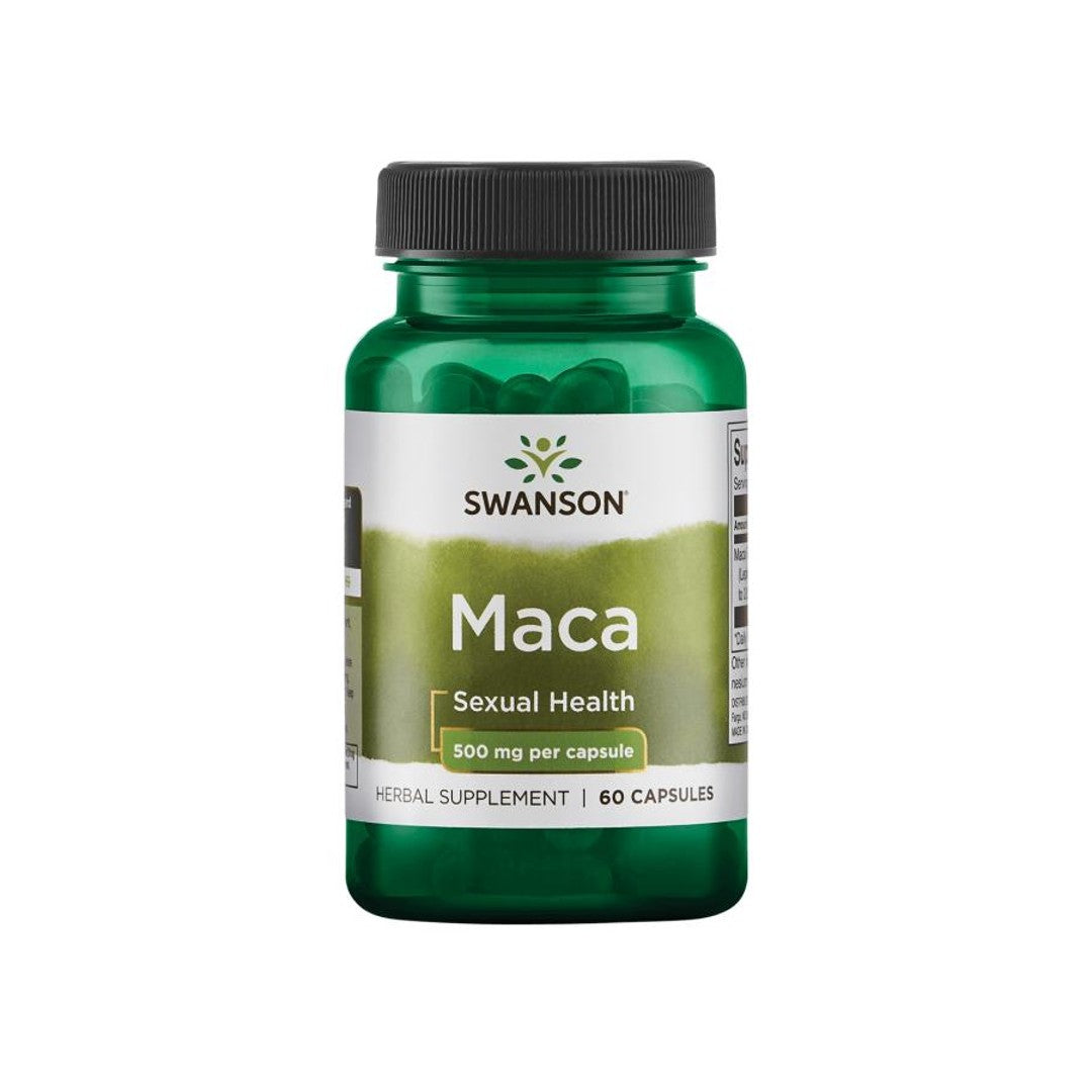 Swanson Maca - 500 mg 60 cápsulas.