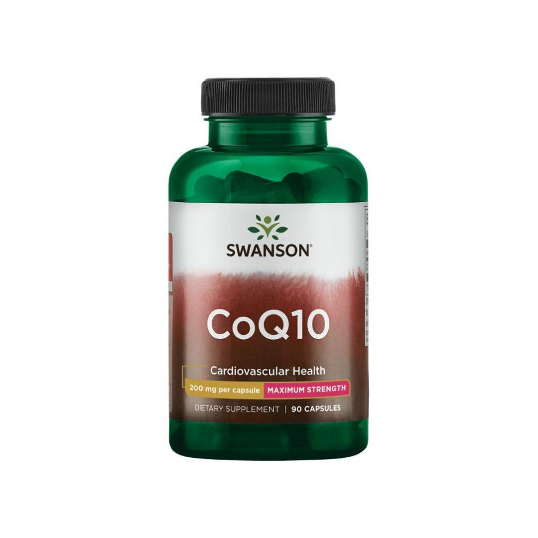 Swanson Coenzima Q10 - 200 mg 90 cápsulas.