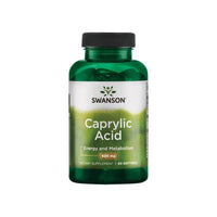 Miniatura de Swanson Caprylic Acid - 600 mg 60 softgel dietary supplement.