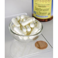 Miniatura de L-Theanine - 100 mg 60 cápsulas vegetais - tamanho de comprimido