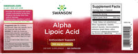 Miniatura de um frasco de Swanson Alpha Lipoic Acid - 300 mg 120 capsules.