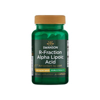 Miniatura de Swanson R-Fraction Alpha Lipoic Acid - 100 mg 60 capsules é um suplemento antioxidante que ajuda a manter níveis saudáveis de açúcar no sangue.