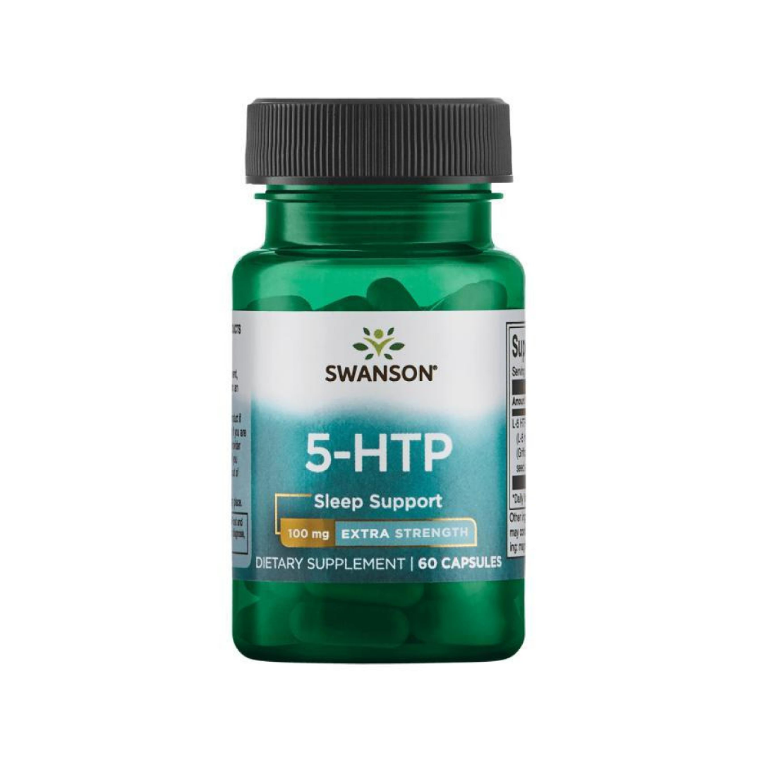 Swanson 5-HTP Extra Strength - 100 mg 60 cápsulas cápsulas.