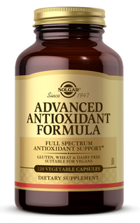 Thumbnail para um frasco de Solgar Advanced Antioxidant Formula 120 Vegetable Capsules.