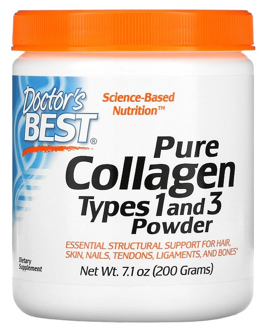 Doctor's Best Pure Collagen Types 1 and 3 Powder é um importante suplemento de colagénio especificamente formulado para apoiar a saúde das articulações.