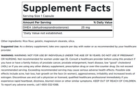 Miniatura de um rótulo de suplemento Swanson com informações sobre o DHEA - High Potency - 25 mg 120 capsules.